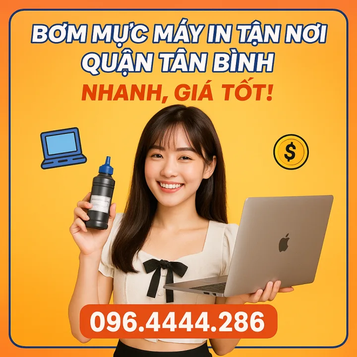  Bơm mực máy in Quận Tân Bình