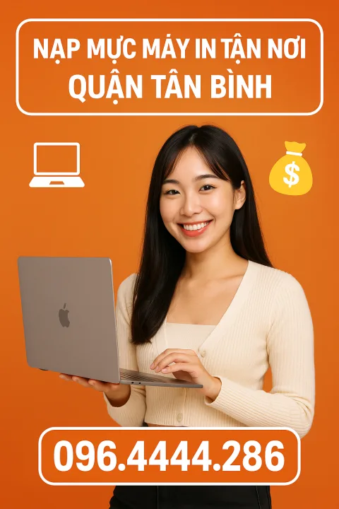 Nạp mực máy in quận Tân Bình 