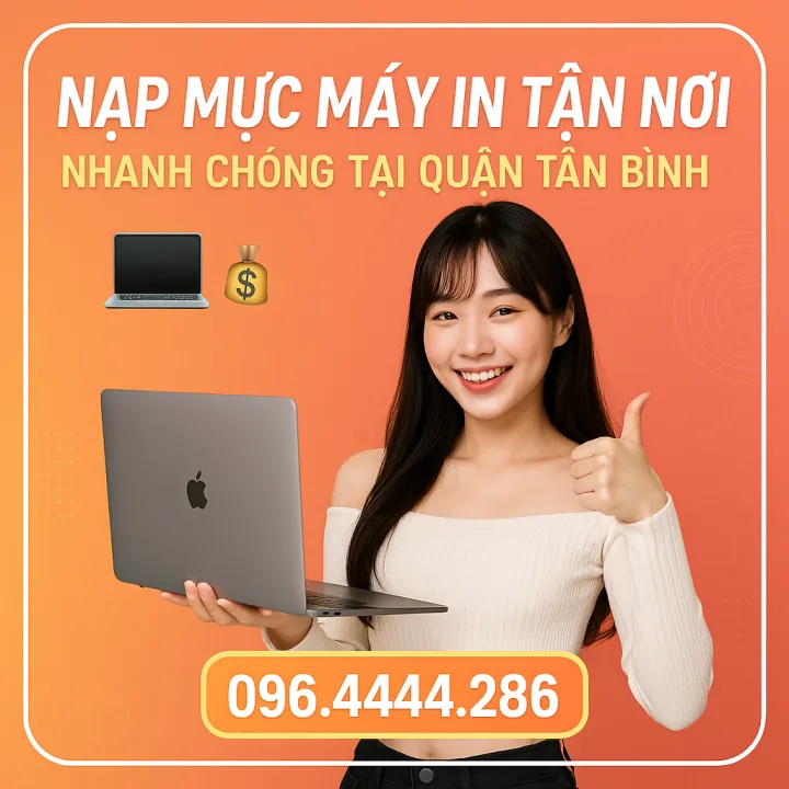 Nạp mực máy in quận Tân Bình 
